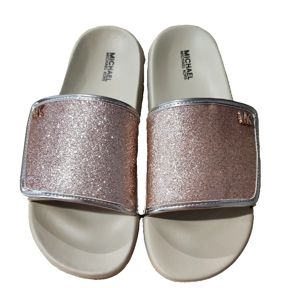 Michael Kors Pink‎ Glitter Sandals
